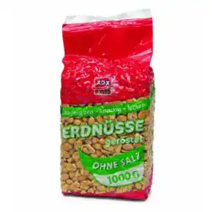 Erdnüsse XOX ungesalzen, 1er Pack (1 x 1 kg)