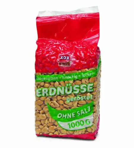 Erdnüsse XOX ungesalzen, 1er Pack (1 x 1 kg)