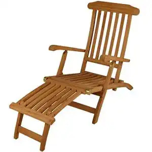 Deckchair Teak Divero GL05151 Liegestuhl, Deckchair, “Florentine”