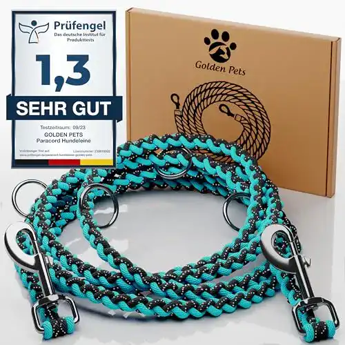Welpenleine Golden Pets Paracord Hundeleine I 2m