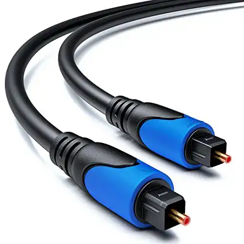 Optisches Kabel 10m deleyCON 10m, 2x Toslink Stecker