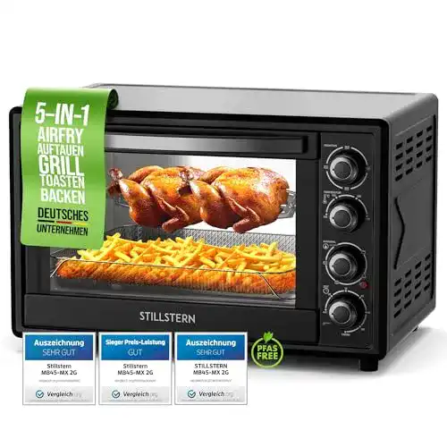 Minibackofen Stillstern mit Umluft (45L) Deutsche Version