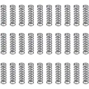 Druckfedern N\C MZMing 30 Stück 304 Edelstahl, 10x3x 0.5 mm