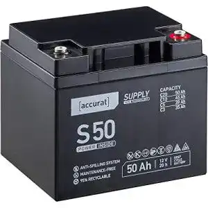 Autobatterie 50Ah Accurat Versorgungsbatterie S50