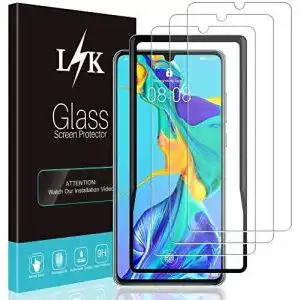 Huawei-P30-Panzerglas L K 3 Stücke Schutzfolie mit Rahmen 9H