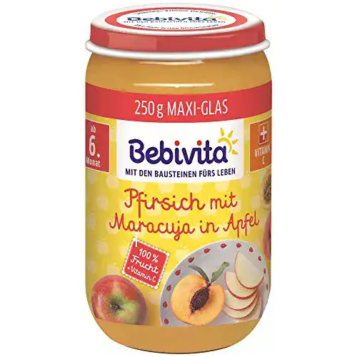 Bebivita-Brei Bebivita Früchte Pfirsich mit Maracuja in Apfel, 250 g