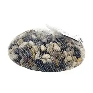 Flusskiesel Rayher 8808104 Fluss-Kiesel, mittelbraun, Beutel 1 kg