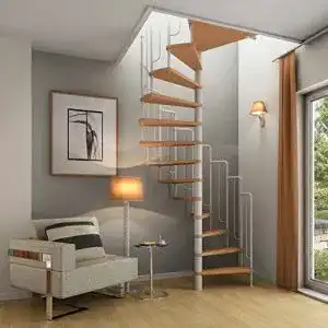 Raumspartreppe DOLLE Spindeltreppe Barcelona, 229-291 cm