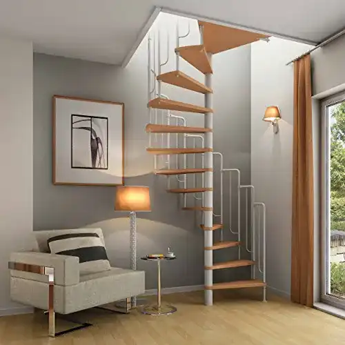 Raumspartreppe DOLLE Spindeltreppe Barcelona, 229-291 cm