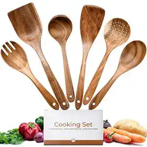 Kochlöffel-Set Troster ® Küchenutensilien Set Holz 100% FSC