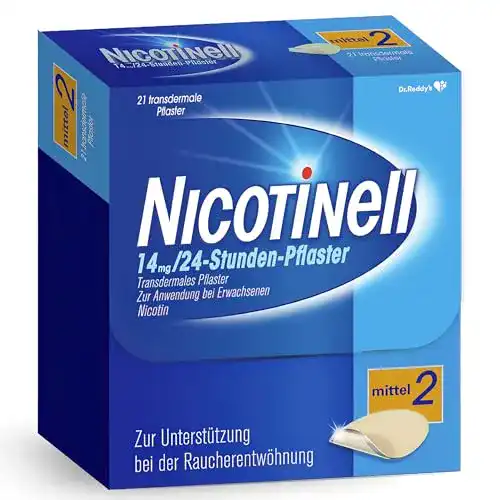 Nikotinpflaster NICOTINELL 14 mg/24-Stunden-Pflaster Stärke 2
