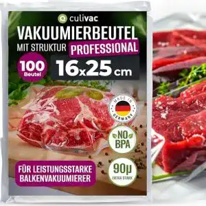 Vakuumierbeutel culivac 100 Vakuumbeutel 16x25cm