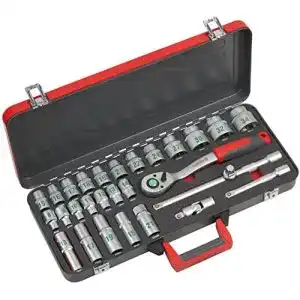 Steckschlüsselsatz 1/2 Zoll Meister Steckschlüssel-Satz 28-teilig
