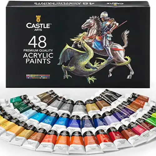 Modellbaufarben Castle Art Supplies 48 x 22ml Acrylfarben-Set