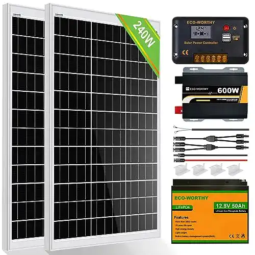 Solaranlage ECO-WORTHY 240W Komplettset netzunabhängig