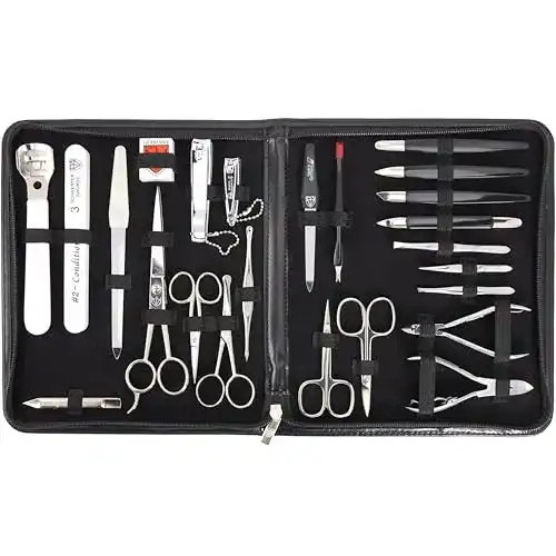 Nagelpflegeset Drei Schwerter Nagelset Necessaire ‘Varese’ 23-tlg.