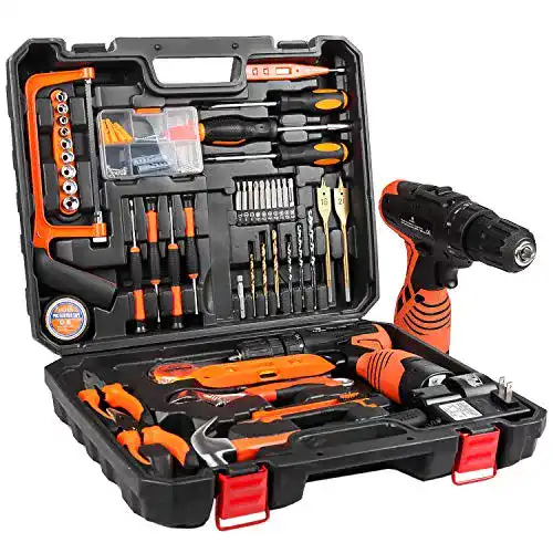 Werkzeugkoffer mit Akkuschrauber LETTON 60PCs Handwerkzeuge