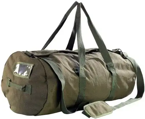 Seesack Xcase : XXL-Canvas-Reisetasche, gepolsterter Schultergurt