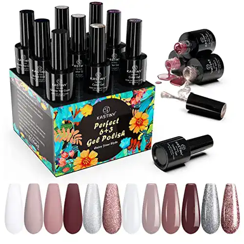 Gel-Nagellack Kastiny Gel Nagellack, 9 Gel Nail Polish, Set