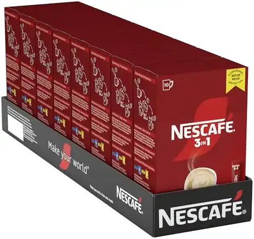 Kaffee-Sticks NESCAFÉ 3-in-1 Sticks, mit Creamer & Zucker, 8er