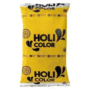 Holi-Farben Komencu Holi Farben Pulver, Beutel 1 kg, gelb
