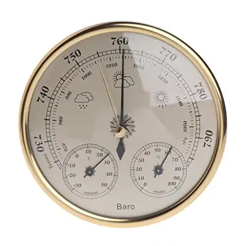 Barometer Hergon Analoge Wetterstation
