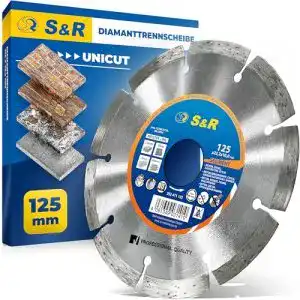 Diamanttrennscheibe S&R Segment Standard, für UNIVERSAL