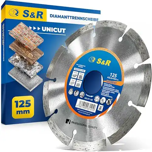Diamanttrennscheibe S&R Segment Standard, für UNIVERSAL