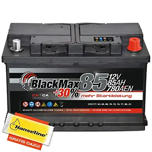 Autobatterie 85Ah BlackMax PKW Batterie