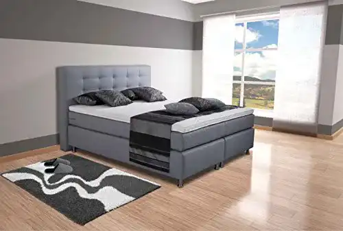 Boxspringbett 120×200 Aukona International Phönix 7-Zonen