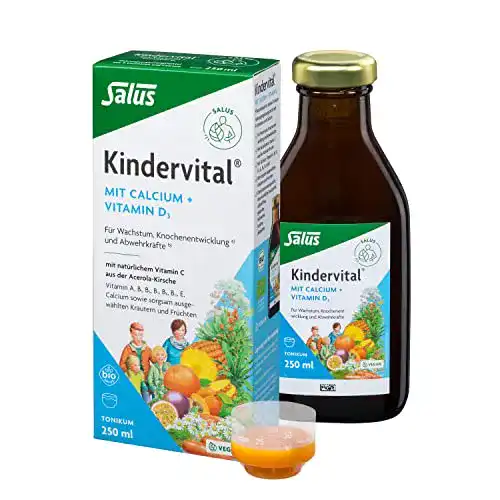 Vitamine für Kinder Salus Kindervital mit Calcium + Vitamin D3