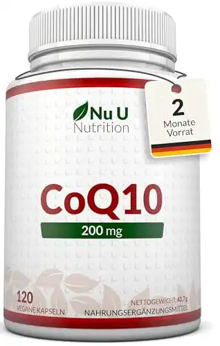 Coenzym Q10 Nu U Nutrition 100 mg, 120 Kapseln