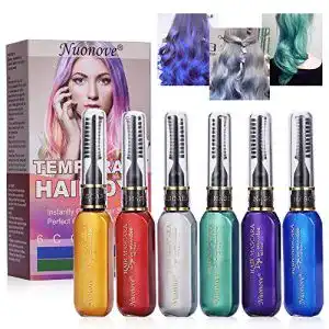 Haar-Mascara Nuonove Haarkreide Temporäres Haarfarbe Haarfarbe Kamm