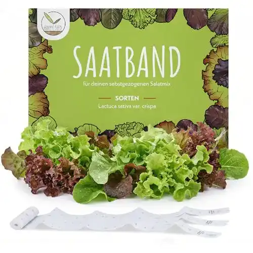 Salat-Samen HappySeed 5m Saatband Salat Mix Samen