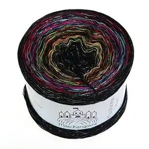 Vegane-Wolle LiLu´s Märchengarne Farbexplosion 400g, 4 fädig
