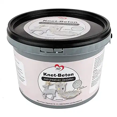 Knetbeton Ideen mit Herz Knet-Beton, 2,5 kg
