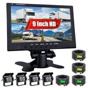 Rückfahrkamera mit Kabel CAMECHO 4 Kameras Set, 9