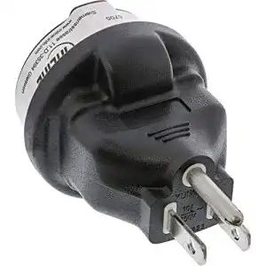 Reiseadapter InLine 16705, USA Stecker auf Schutzkontakt Buchse