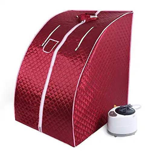 Mobile Dampfsauna Vendeur pro Mobile Mini 99x88x76 cm (Rot)