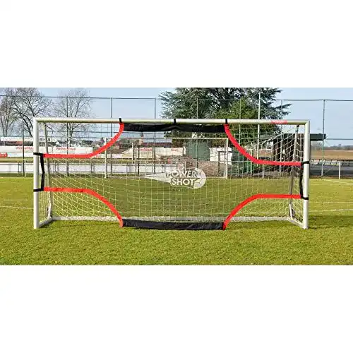 Torwand POWERSHOT Fussball PRO 4-Schuss-Zonen 5 x 2m