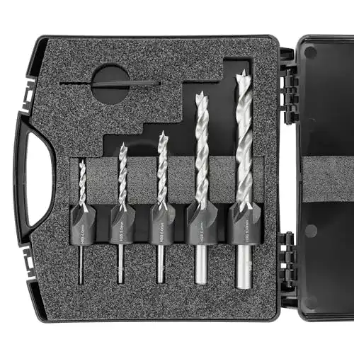 Holzbohrer mit Senker ENT European Norm Tools ENT 26515 5-tlg. HSS-G