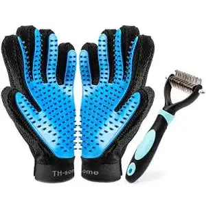 Fellpflege-Handschuh Th-some Haustier Bürstenhandschuh