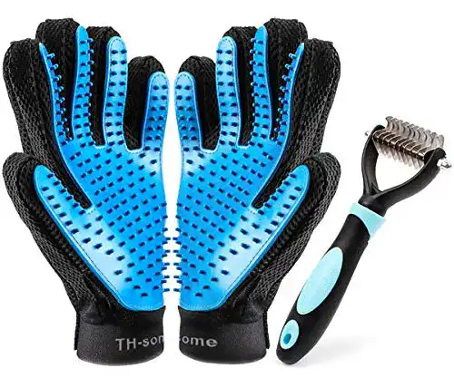 Fellpflege-Handschuh Th-some Haustier Bürstenhandschuh