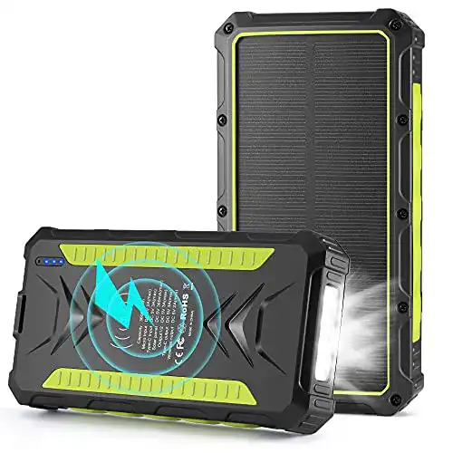 Outdoor-Powerbank OIMYE Solar Powerbank 36000mAh Qi