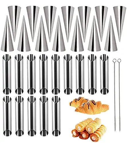 Schillerlockenformen AMZMUKAUP 28 Stück Backform Set