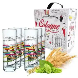 Kölschgläser 3forCologne Kölschglas 6er Pack je 0,2ml