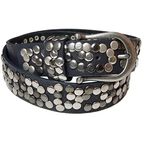 Gürtel Damen styleBREAKER Nietengürtel im Vintage Style