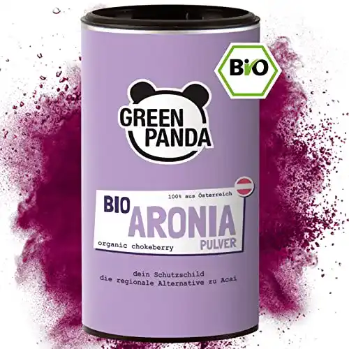Aronia-Pulver Green Panda ® Bio, aus Österreich, 185g