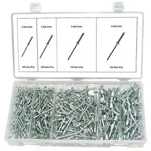 Blindnieten ALKAN -Sortiment/Aluminium Popnieten Satz 400-tlg.