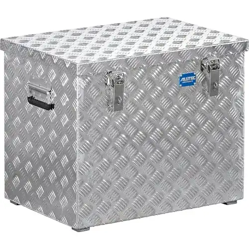 Alutec-Box Certeo ALUTEC Alu-Transportkiste Riffelblech – 120 l
